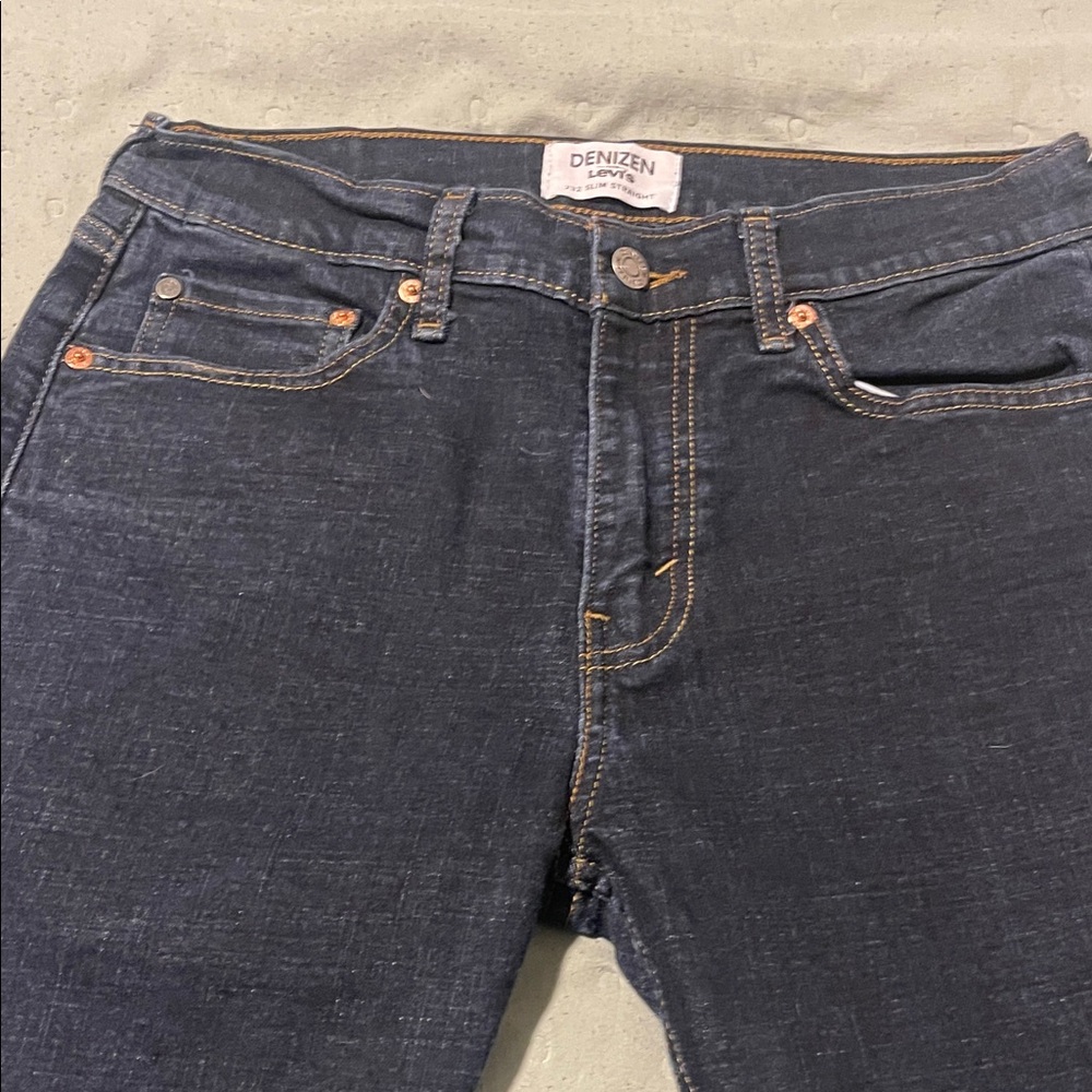 Levi's Dark Blue Slim Straight Jeans